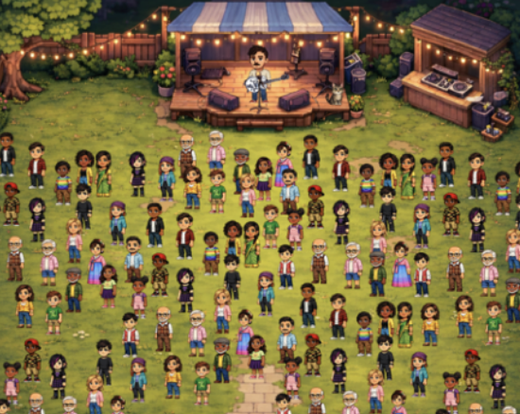 A Garden full of fans